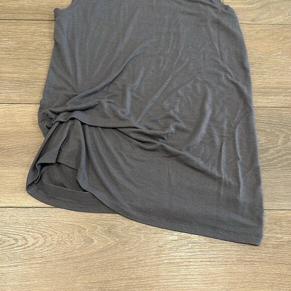 ATHLETA‎ Slate Gray Threadlight Twist Side Active Workout Yoga Tank Top Size XS - Picture 5 of 10